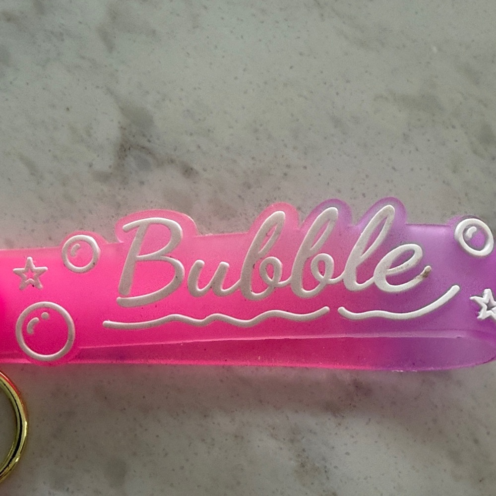 Colorful Candy Keychain/Bag Charm with Pink Strap - Picture 4 of 8